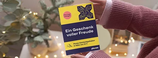 Kostenlose Pluxee Grußkarte zum Download für Weihachten