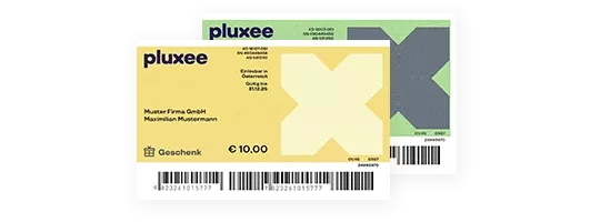 Pluxee Geschenk Gutschein und Pluxee Lebensmittel Gutschein