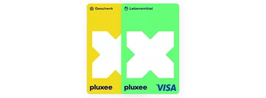 Pluxee Geschenke Karte und Pluxee Lebensmittel Karte