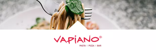 Vapiano ist Pluxee Akzeptanzpartner für die Restaurant Karte