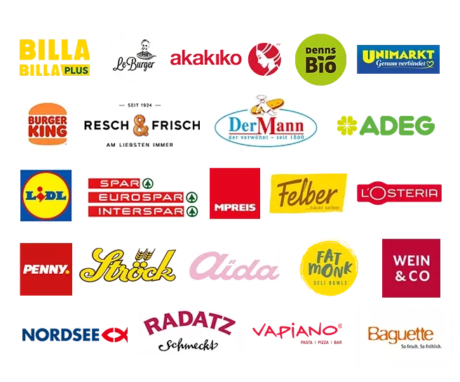 Akzeptanzpartner für den Pluxee Geschenk Gutschein im Bereich Essen & Trinken