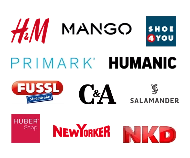 Akzeptanzpartner für Pluxee Geschenk Gutschein für die Bereiche Mode und Schuhe