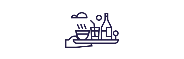 Illustration des steuerfreien Restaurant Zuschusses von Pluxee
